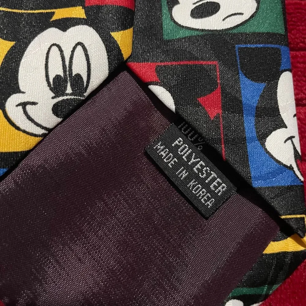 Mickey Disney Balancine Inc The Tie Works Vintage classic polyester necktie‎
